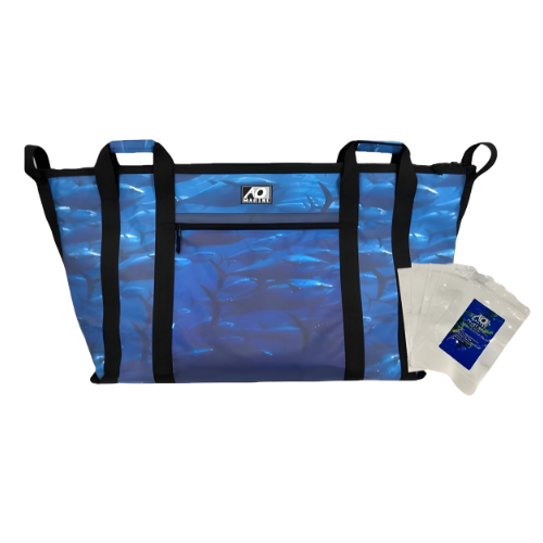 4' INSULATED FISH BAG - TUNA PRINT 48