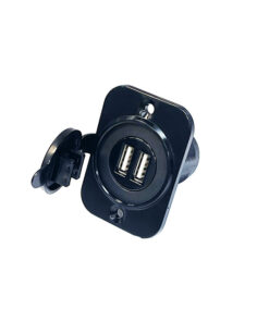 USB-A Dual Port: 2.1A Total (Shared Power)