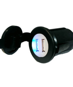 USB-A Dual Port: 2.1A Total (Shared Power)