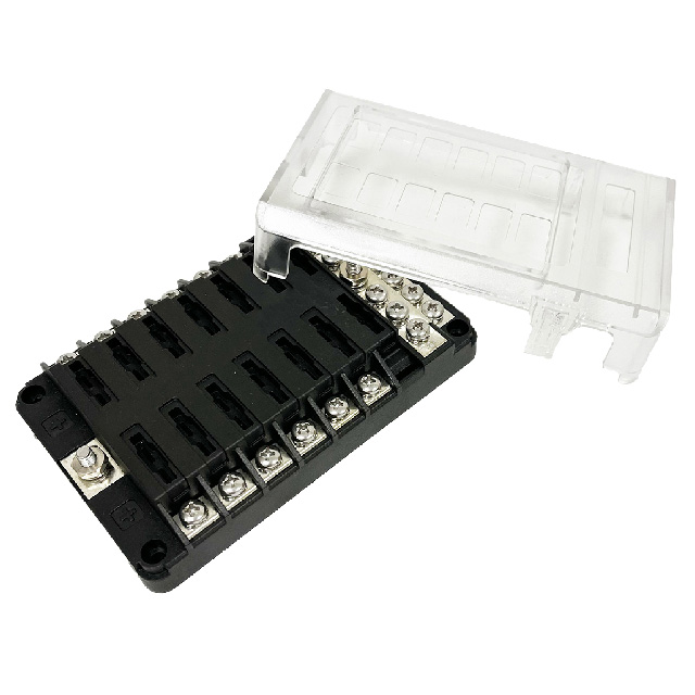 Fuse Block for Regular Blade - Ground, 12P