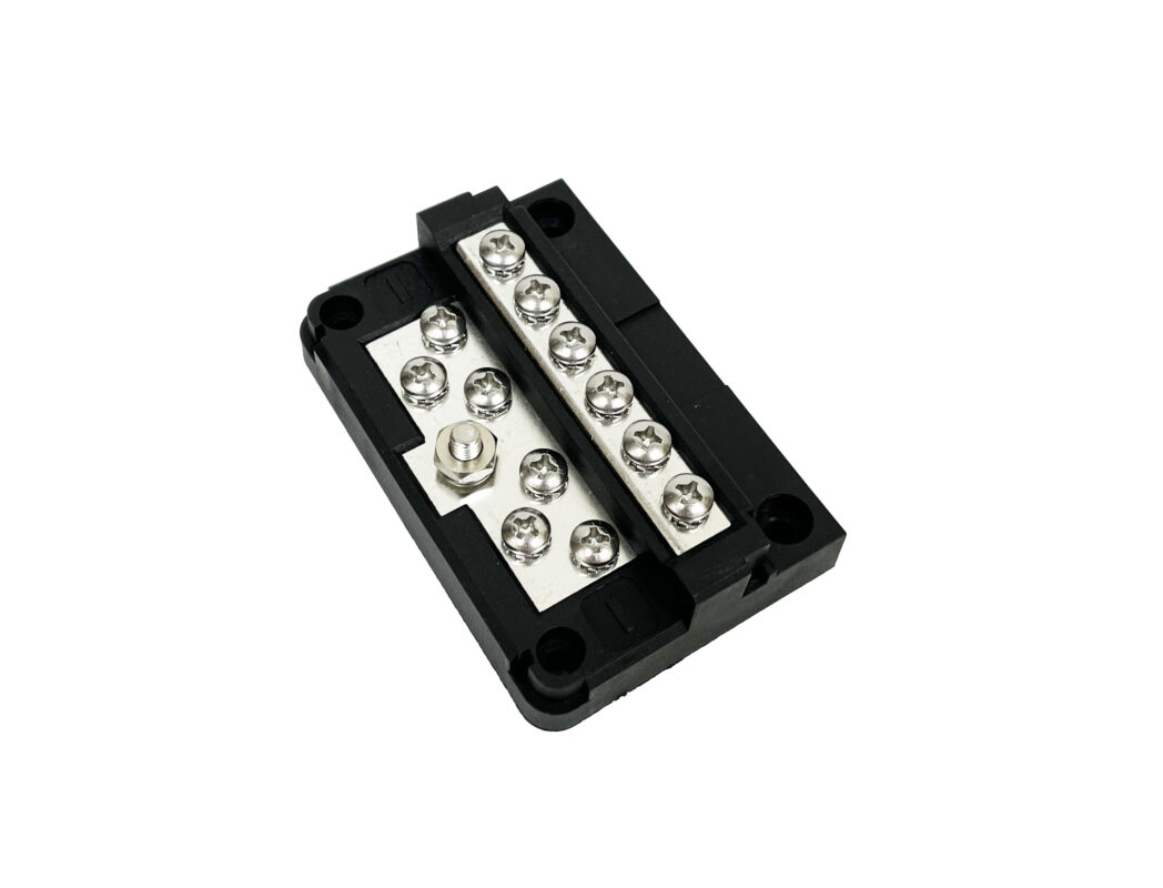 Modular Fuse Block for Regular Blade - Ground, 12P