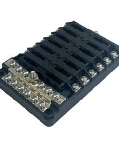 Fuse Block for Regular Blade - LED/Ground, 12P