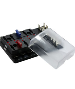 Fuse Block for Regular Blade - LED/Ground, 10P