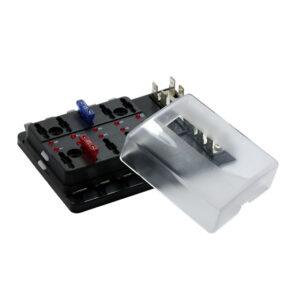 Fuse Block for Regular Blade - LED/Ground, 10P