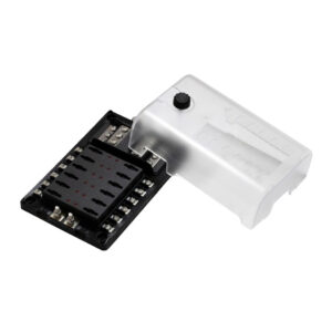 Fuse Block for Regular Blade - LED/Ground, 12P