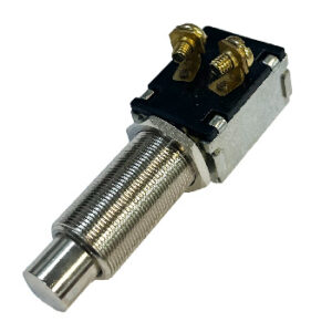 Compact Push Button - 2P SPST OFF-(ON)