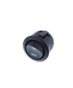 Round Rocker - 4P DPST OFF-ON, w/ print