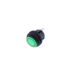 IP65 Round Rocker - 3P SPST OFF-ON, Green LED