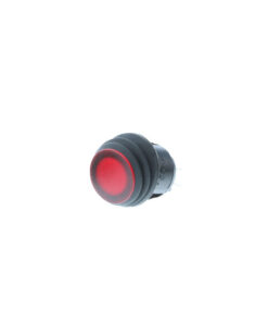 IP65 Round Rocker - 4P DPST OFF-ON, Red LED