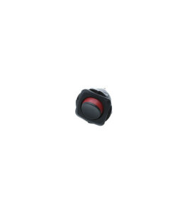 Square Actuator-Round Rocker - 2P SPST OFF-ON, Black&Red