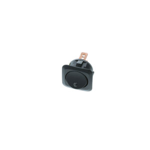 Square Actuator-Round Rocker - 4P SPST OFF-ON, Blue LED