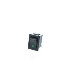 Mini Rocker - 3P SPST OFF-ON, Green LED