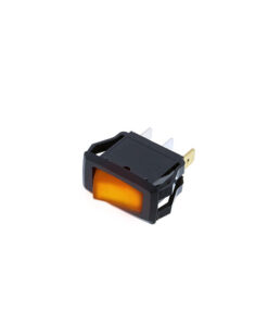Mid-Size Rocker - 3P SPST OFF-ON, Amber Bulb