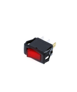 Mid-Size Rocker - 3P SPST OFF-ON, Red Bulb