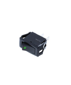 Mid-Size Rocker - 4P SPST OFF-ON, Green LED
