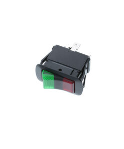 Sealed Rocker (IP56) - 4P SPDT OFF-ON, Red/Green Bulbs