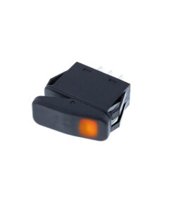 Sealed Rocker (IP56) Flat - 3P SPST OFF-ON - Amber LED