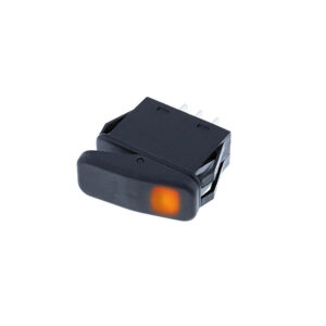 Sealed Rocker (IP56) Flat - 3P SPST OFF-ON - Amber LED