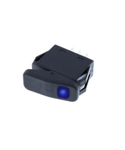Sealed Rocker (IP56) Flat - 3P SPST OFF-ON - Blue LED