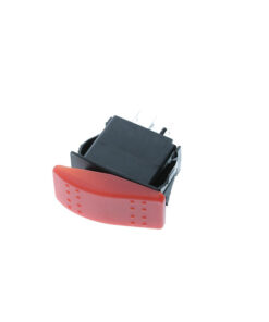 Contura Style Rocker - 6P DPDT ON-ON, Red (IP56)