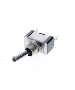 Illumnated Toggle - 3P SPST OFF-ON, Red LED