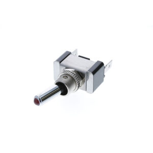 Illumnated Toggle - 3P SPST OFF-ON, Red LED