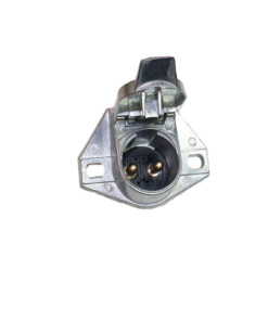 Lift Gate 2-Pole Diecast Connector - Socket (Horizontal pins)