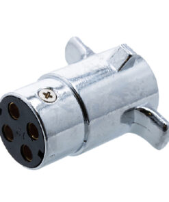 4-Pole Chrome plated Connector - Plug