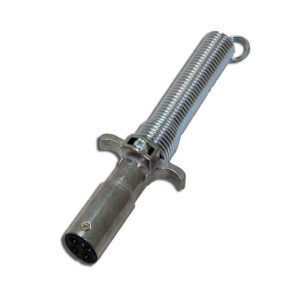 4-Pole Diecast Connector - Plug with Cable Guard