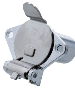 4-Pole Chrome plated Connector Socket