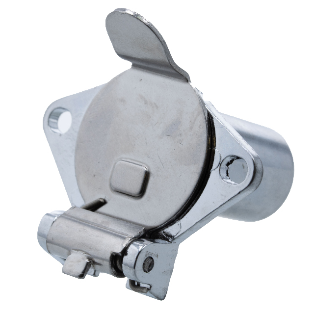 4-Pole Chrome plated Connector - Socket