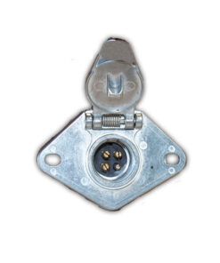 4-pole diecast socket