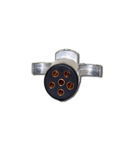 6-Pole Diecast Connector - Plug