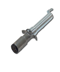 6-Pole Diecast Connector - Plug with Cable Guard