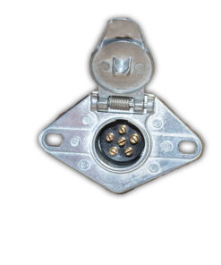6-Pole Diecast Connector - Socket with Concealed Terminals