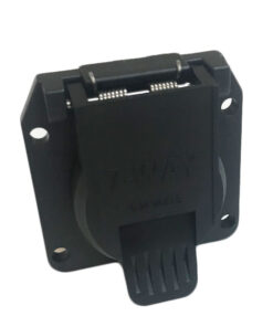 RV 7-Pole Nylon Connector - Socket, Blade Terminals