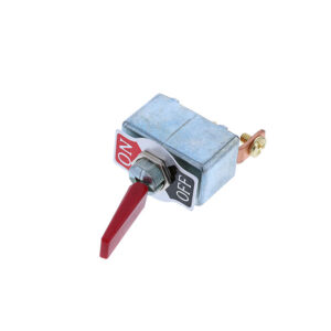 Heavy Duty Toggle - 2P SPST OFF-ON, Red