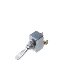 Heavy Duty Toggle - 2P SPST OFF-ON, Nickel Plated